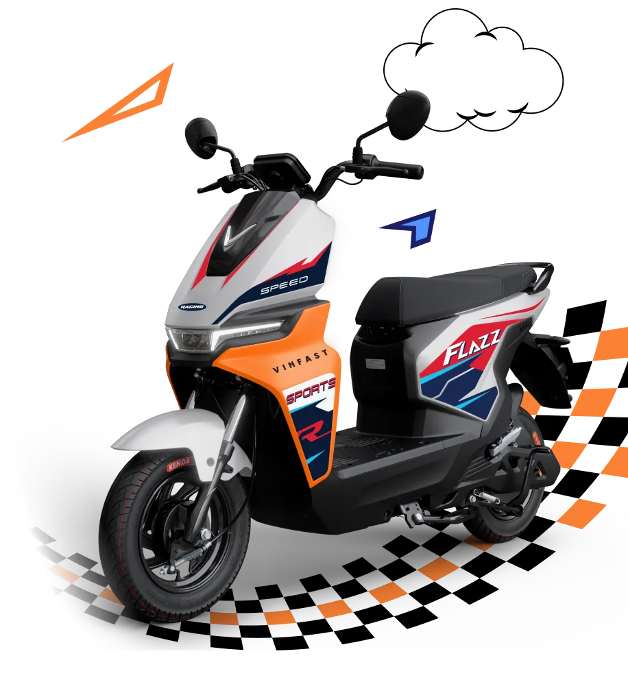 Xe máy điện VinFast Flazz Max thiết kế sang trọng